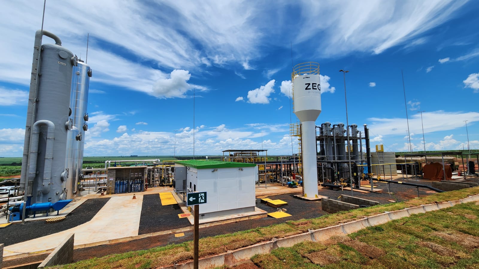 Unidade de produção de biometano da Gasgrid